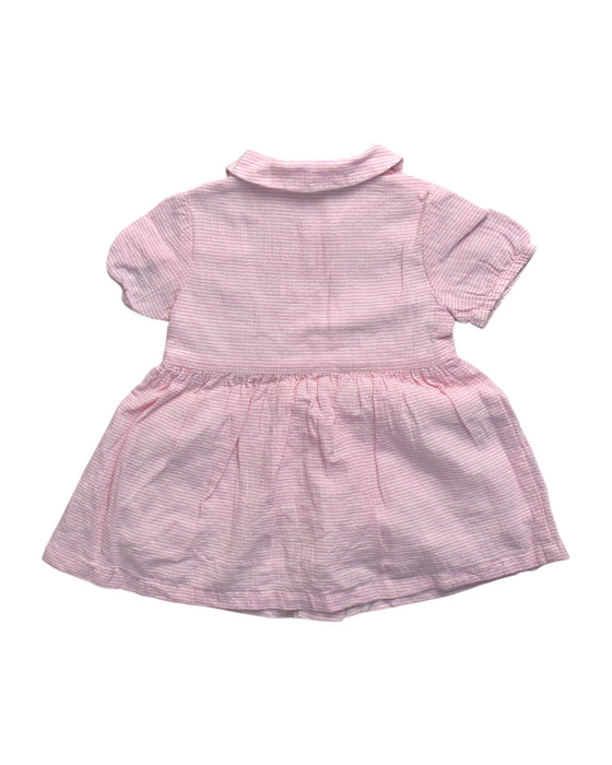 A Pink Short Sleeve Dresses from GYMP in size 0-3M for girl. (Back View)
