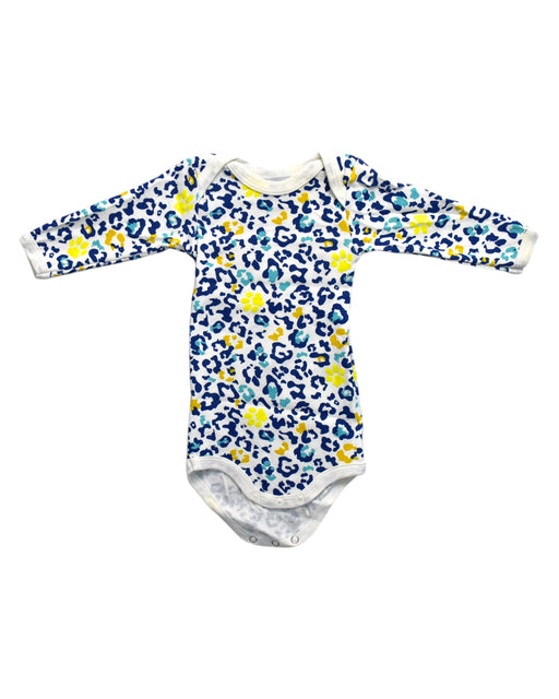 A Multicolour Long Sleeve Bodysuits from Petit Bateau in size 3-6M for girl. (Front View)