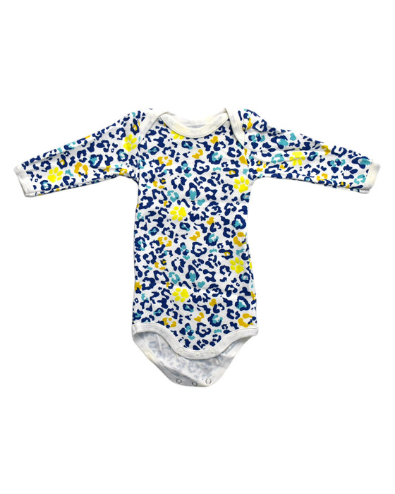 A Multicolour Long Sleeve Bodysuits from Petit Bateau in size 3-6M for girl. (Front View)