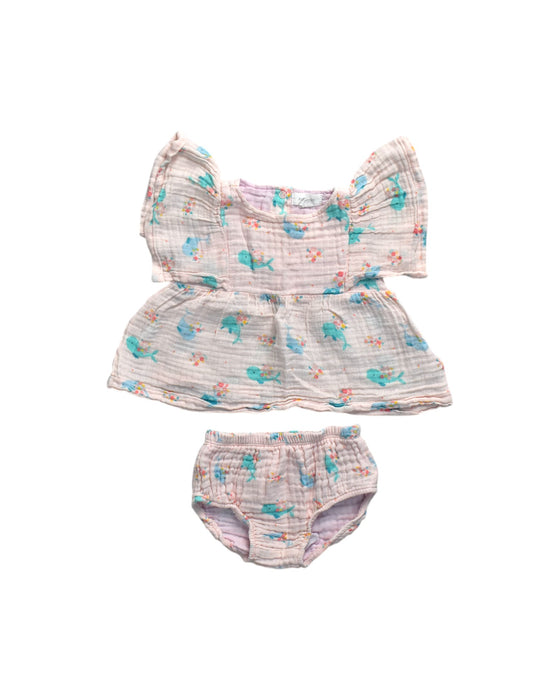 A Multicolour Shorts Sets from Angel Dear in size 3-6M for girl. (Front View)