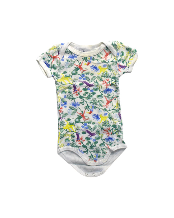 A Multicolour Short Sleeve Bodysuits from Petit Bateau in size 6-12M for boy. (Front View)