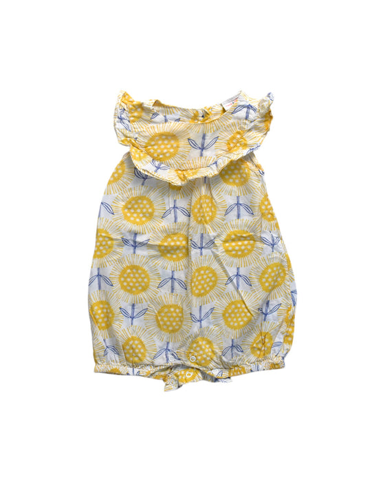 A Multicolour Sleeveless Rompers from Jack & Milly in size 3-6M for girl. (Front View)