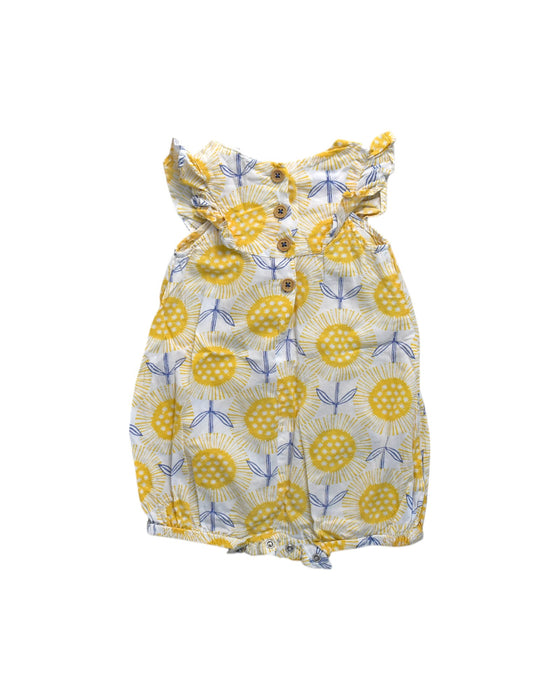 A Multicolour Sleeveless Rompers from Jack & Milly in size 3-6M for girl. (Back View)