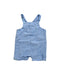A Blue Overall Shorts from Chateau de Sable in size 0-3M for neutral. (Front View)