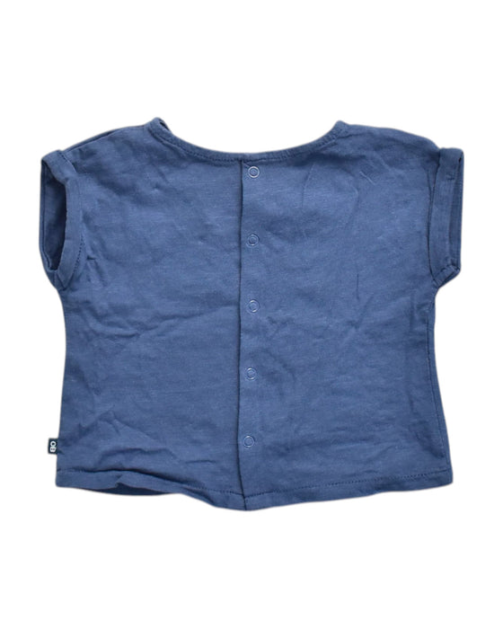 A Blue Short Sleeve Tops from Obaibi - Okaidi in size 3-6M for girl. (Back View)