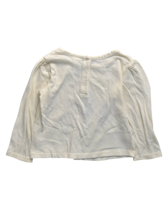 A White Long Sleeve Tops from Harper Canyon in size 12-18M for girl. (Back View)