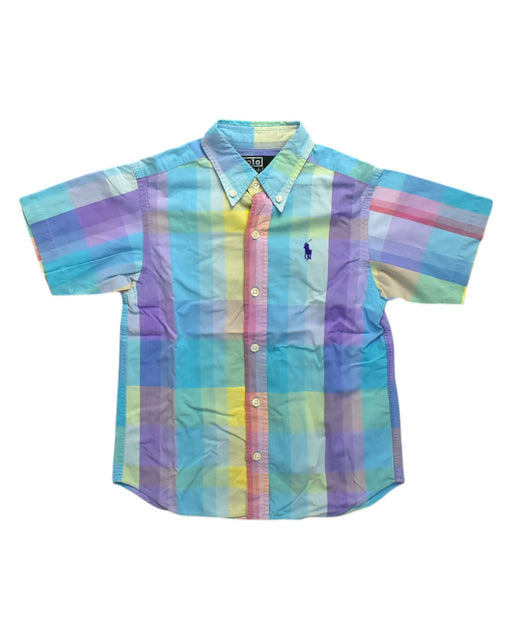 A Multicolour Short Sleeve Shirts from Polo Ralph Lauren in size 5T for boy. (Front View)