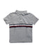 A Grey Short Sleeve Polos from Tommy Hilfiger in size 7Y for boy. (Front View)