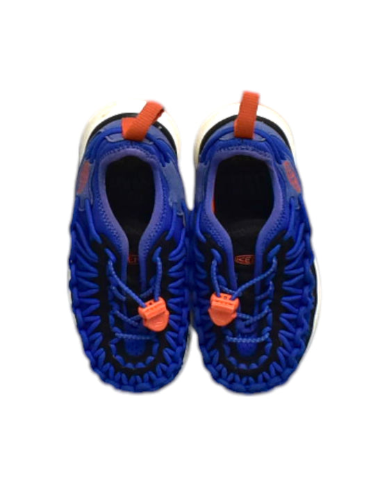 A Blue Sneakers from Keen in size 4T for neutral. (Back View)