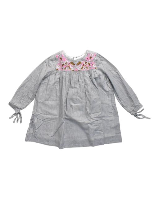 A Grey Long Sleeve Dresses from Seed in size 2T for girl. (Front View)