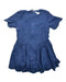 A Blue Short Sleeve Dresses from Chateau de Sable in size 12-18M for girl. (Front View)