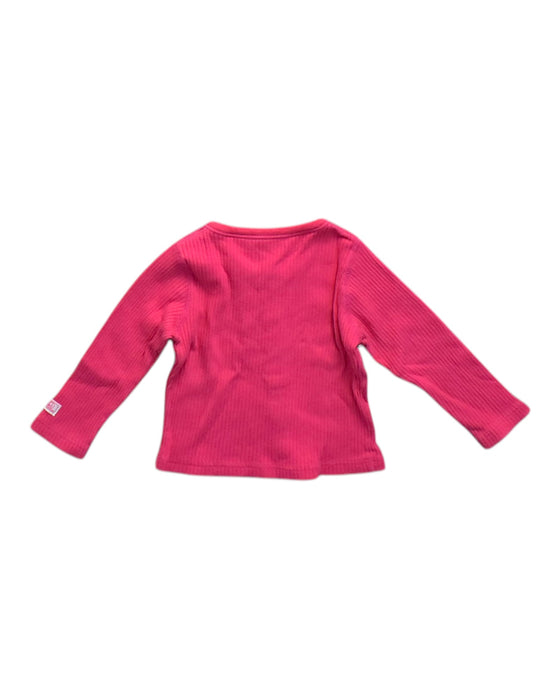 A Pink Cardigans from Petit Bateau in size 6-12M for neutral. (Back View)