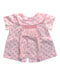 A Pink Short Sleeve Tops from Chateau de Sable in size 3T for girl. (Front View)