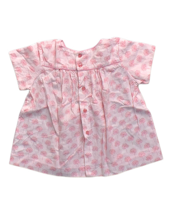 A Pink Short Sleeve Tops from Chateau de Sable in size 3T for girl. (Back View)
