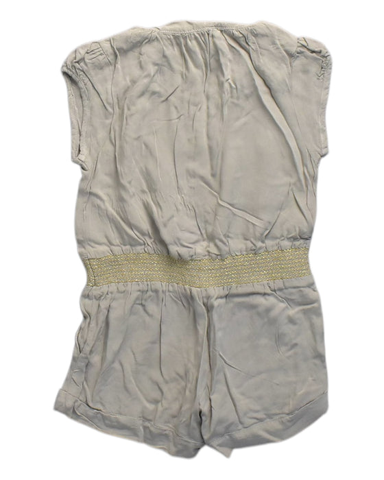 A Beige Short Sleeve Rompers from Chateau de Sable in size 18-24M for girl. (Back View)