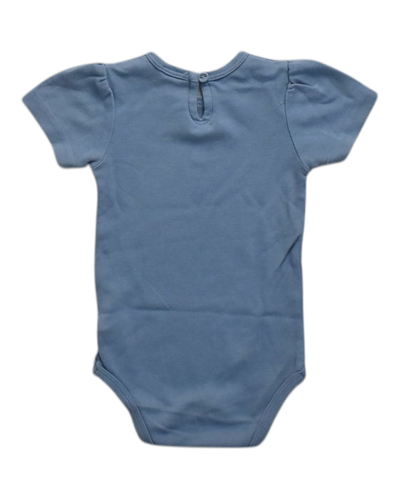 A Blue Short Sleeve Bodysuits from Jamie Kay in size 6-12M for neutral. (Back View)