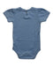 A Blue Short Sleeve Bodysuits from Jamie Kay in size 6-12M for neutral. (Back View)