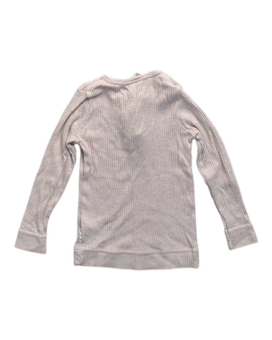 A Peach Long Sleeve Shirts from Jamie Kay in size 6-12M for girl. (Back View)