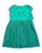 A Green Sleeveless Dresses from Chateau de Sable in size 4T for girl. (Back View)