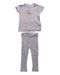 A Grey Leggings Sets from Jamie Kay in size 6-12M for neutral. (Front View)