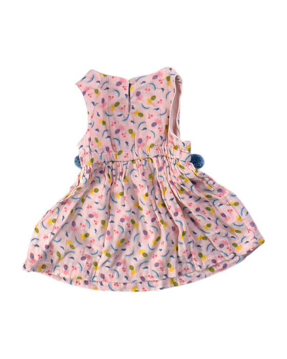 A Multicolour Sleeveless Dresses from Gingersnaps in size 6-12M for girl. (Back View)