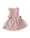 A Multicolour Sleeveless Dresses from Gingersnaps in size 6-12M for girl. (Back View)