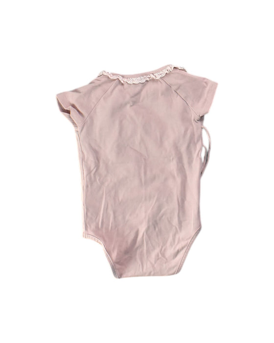 A Pink Sleeveless Bodysuits from Chateau de Sable in size 3-6M for neutral. (Back View)