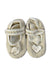 A Silver Sneakers from Chateau de Sable in size Newborn for neutral. (Back View)