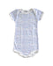 A White Short Sleeve Bodysuits from Petit Bateau in size 3-6M for neutral. (Front View)
