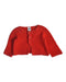 A Red Cardigans from Petit Bateau in size 12-18M for girl. (Front View)