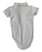 A White Short Sleeve Bodysuits from Bout'Chou in size 3-6M for neutral. (Back View)