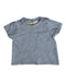 A Blue Short Sleeve T Shirts from Monica + Andy in size 3-6M for girl. (Front View)
