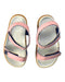 A Pink Sandals from Native Shoes in size 4T for girl. (Back View)
