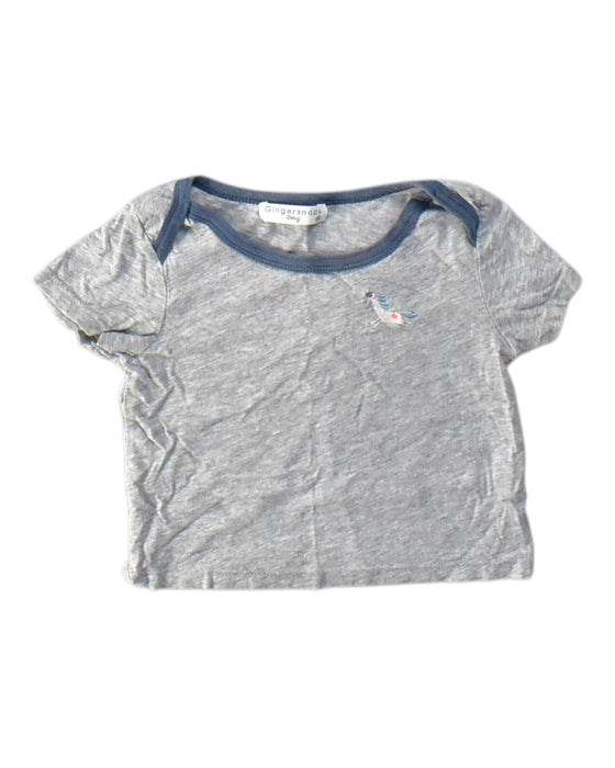 A Grey Short Sleeve T Shirts from Gingersnaps in size 18-24M for boy. (Front View)