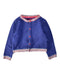 A Blue Buttoned Sweatshirts from Chateau de Sable in size 4T for boy. (Front View)
