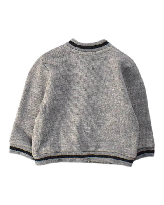 A Grey Lightweight Jackets from Bonpoint in size 18-24M for boy. (Back View)