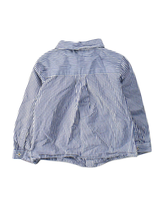 A Blue Long Sleeve Shirts from Jacadi in size 18-24M for boy. (Back View)