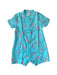 A Blue Short Sleeve Rompers from Elly in size 6-12M for boy. (Front View)