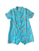 A Blue Short Sleeve Rompers from Elly in size 6-12M for boy. (Front View)