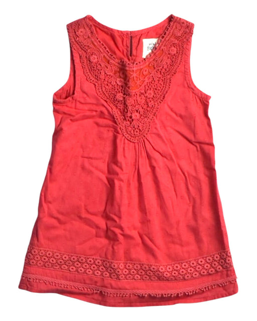 A Red Sleeveless Dresses from Boden in size 18-24M for girl. (Front View)