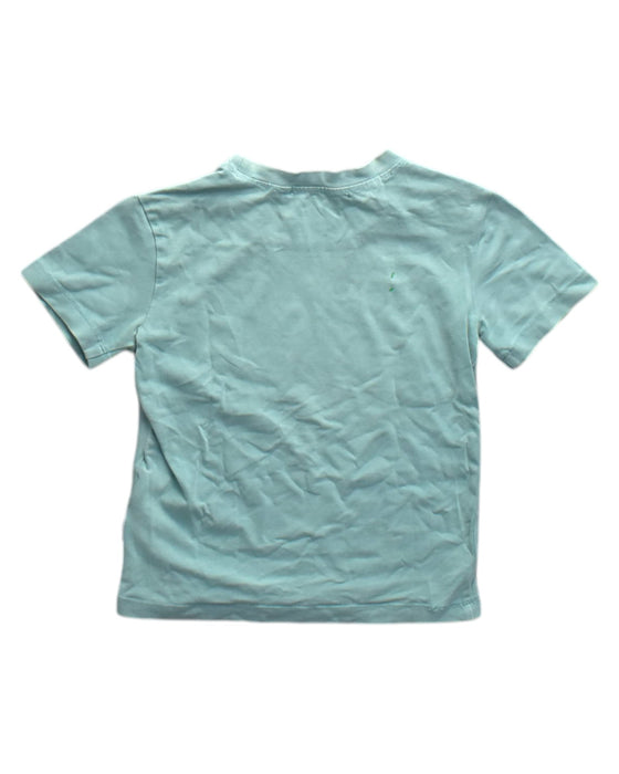 A Teal Short Sleeve T Shirts from Copenhagen Delights in size 4T for neutral. (Back View)