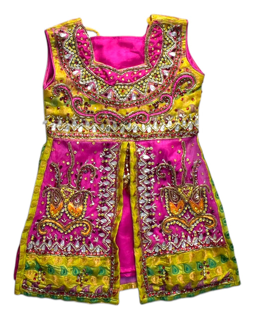 A Multicolour Sleeveless Dresses from Retykle in size 18-24M for girl. (Front View)