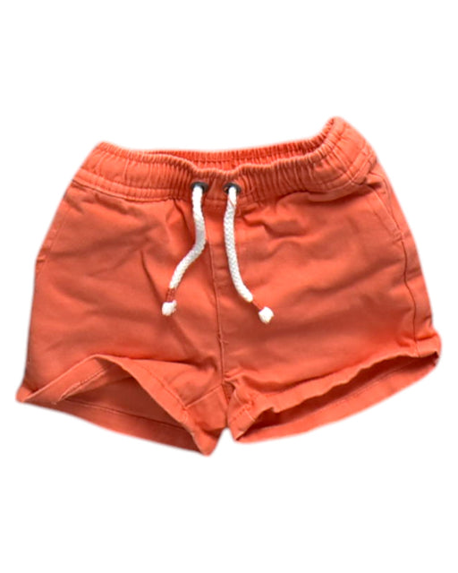 A Orange Shorts from Seed in size 3-6M for neutral. (Front View)