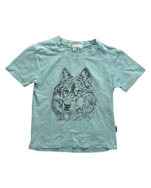 A Teal Short Sleeve T Shirts from Copenhagen Delights in size 4T for neutral. (Front View)