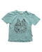 A Teal Short Sleeve T Shirts from Copenhagen Delights in size 4T for neutral. (Front View)