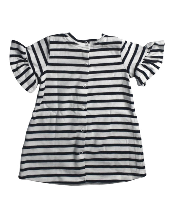 A Black Short Sleeve Dresses from Seed in size 12-18M for girl. (Back View)