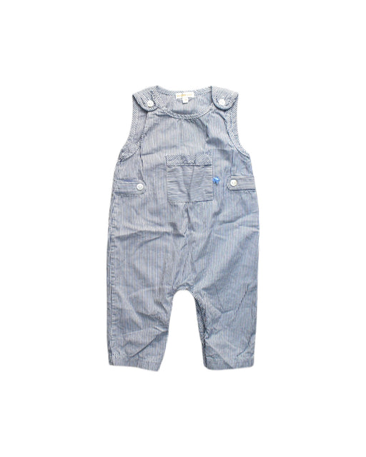 A Blue Long Overalls from Mintini in size 6-12M for neutral. (Front View)