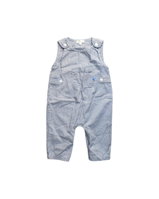 A Blue Long Overalls from Mintini in size 6-12M for neutral. (Front View)
