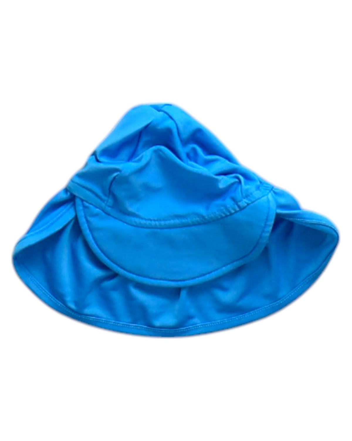 Chapeau De Soleil Enfant The Original Flap Happy Taille XL - Rayé Rouge Et Blanc - Coton - Occasion Très Bon état