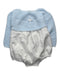 A Blue Long Sleeve Rompers from Mebi Root in size 12-18M for girl. (Front View)